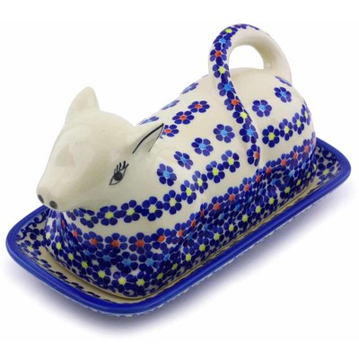Pattern D131 in the shape Butter Dish