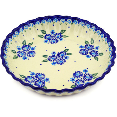 Pattern D9 in the shape Fluted Pie Dish