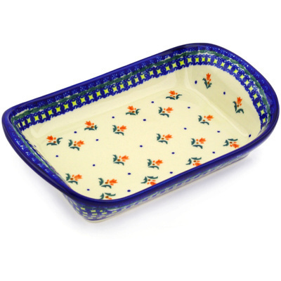 Platter with Handles in pattern D7