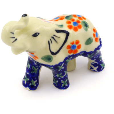 Elephant Figurine in pattern D5
