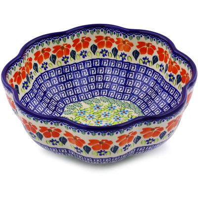 Scalloped Fluted Bowl in pattern D152