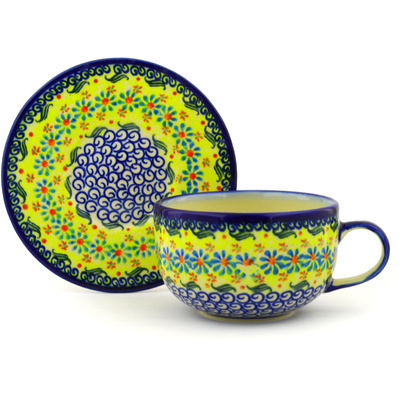 Cup with Saucer in pattern D120