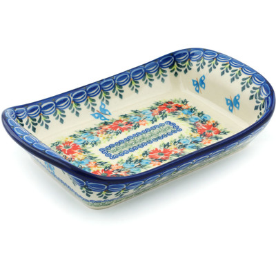 Platter with Handles in pattern D156
