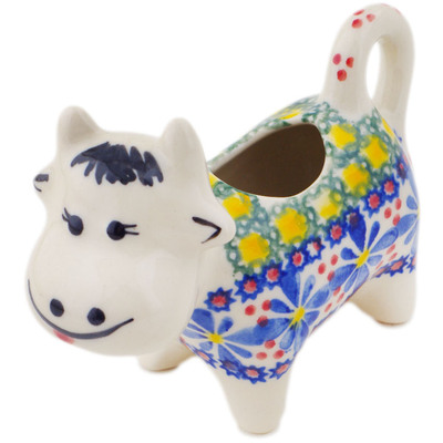 Cow Shaped Creamer in pattern D46