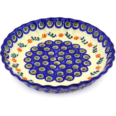 Pattern D6 in the shape Fluted Pie Dish
