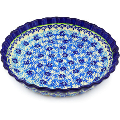 Fluted Pie Dish in pattern D30
