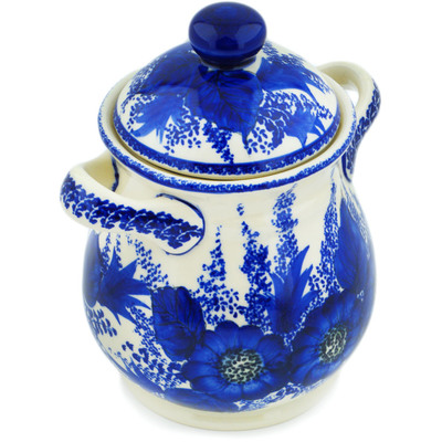 Jar with Lid and Handles in pattern D278