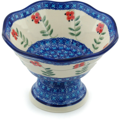 Pattern  in the shape Bowl with Pedestal