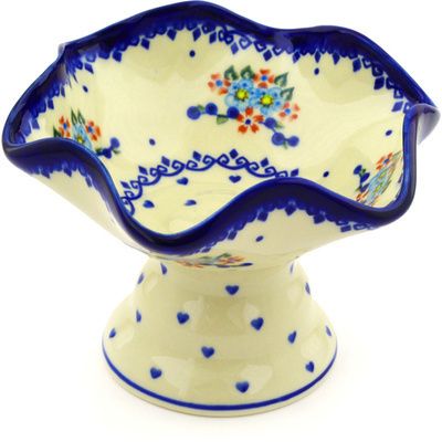 Bowl with Pedestal in pattern D55