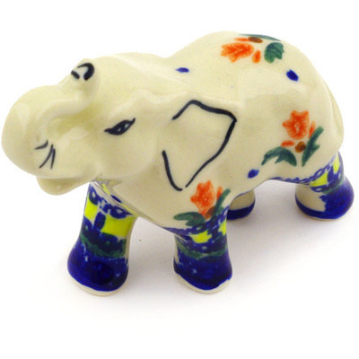 Elephant Figurine in pattern D7