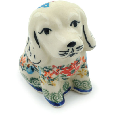 Dog Figurine in pattern D156
