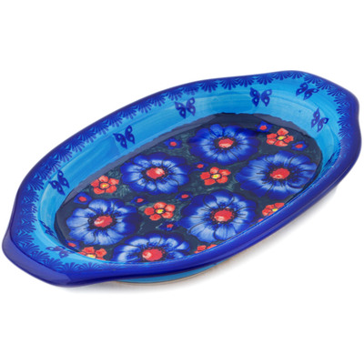 Platter with Handles in pattern D113