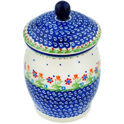 Pattern D19 in the shape Jar with Lid