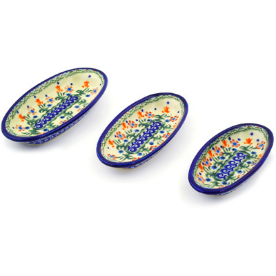 Image of Set of 3 Nesting Condiment Dishes