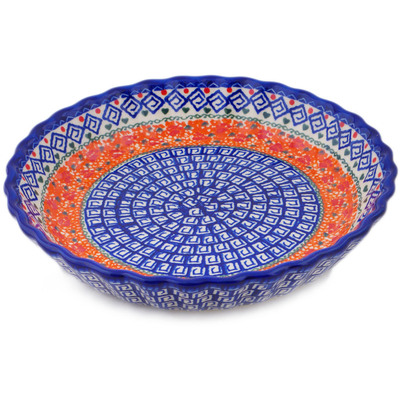 Fluted Pie Dish in pattern D39