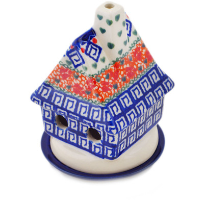 Pattern D39 in the shape House Shaped Candle Holder