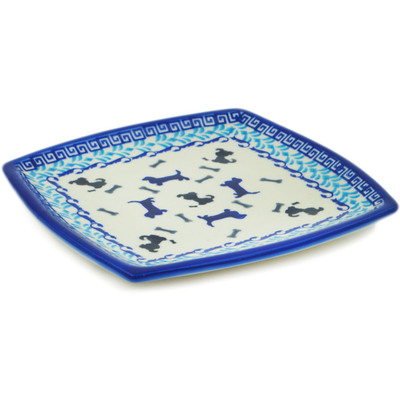 Square Plate in pattern D285