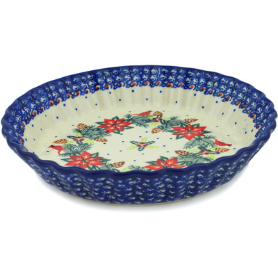 Fluted Pie Dish in pattern D319