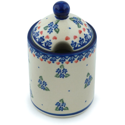 Pattern  in the shape Jar with Lid with Opening