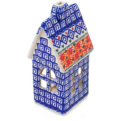 House Shaped Candle Holder in pattern D39