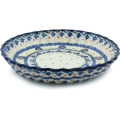 Fluted Pie Dish in pattern D43