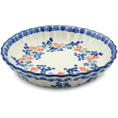 Fluted Pie Dish in pattern D41