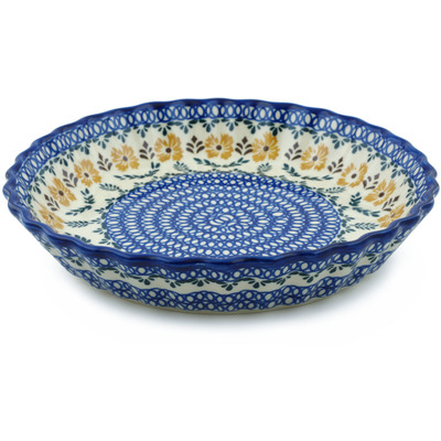 Pattern D164 in the shape Fluted Pie Dish