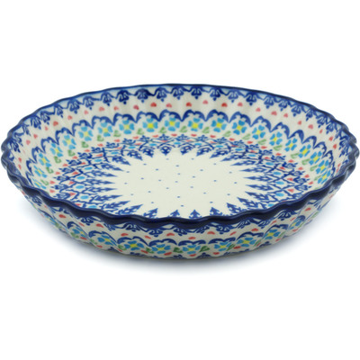 Fluted Pie Dish in pattern D49