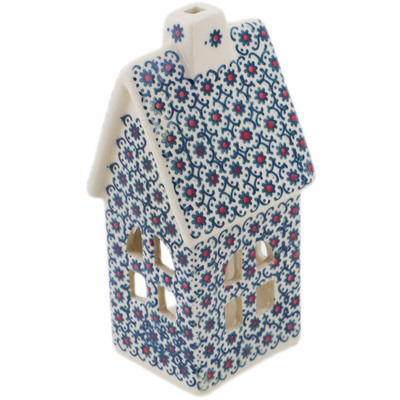 House Shaped Candle Holder in pattern D172