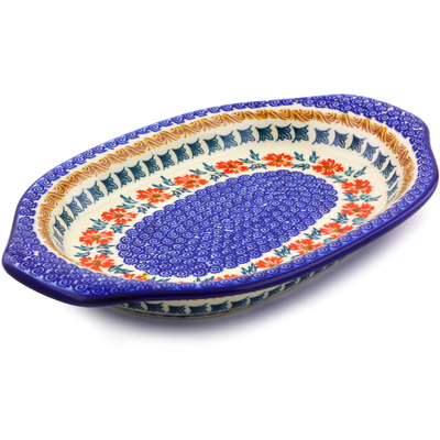 Platter with Handles in pattern D181