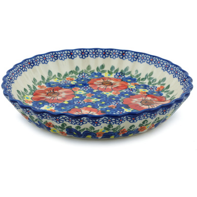 Fluted Pie Dish in pattern D130
