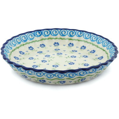 Fluted Pie Dish in pattern D35