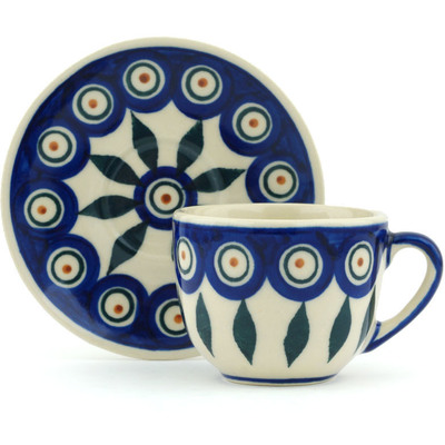 Espresso Cup with Saucer in pattern D22
