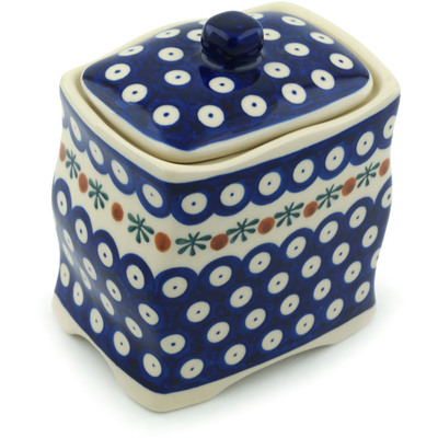 Pattern D20 in the shape Jar with Lid