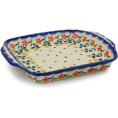 Pattern D176 in the shape Tray with Handles
